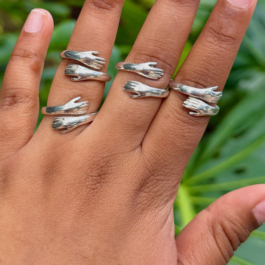 Silver Hug Ring