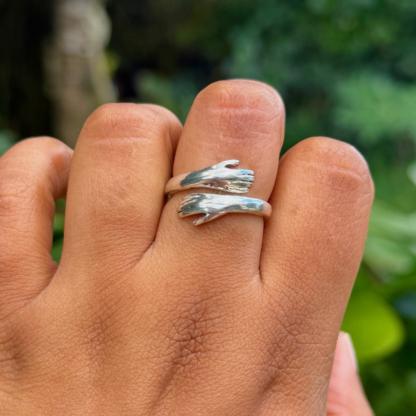 Silver Hug Ring