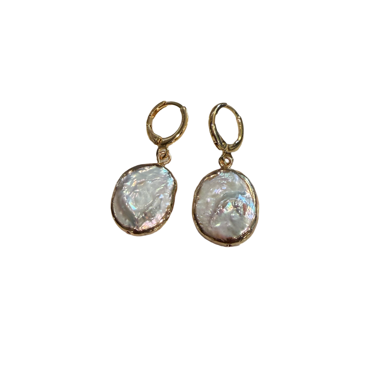 Pearl Hoop Earrings