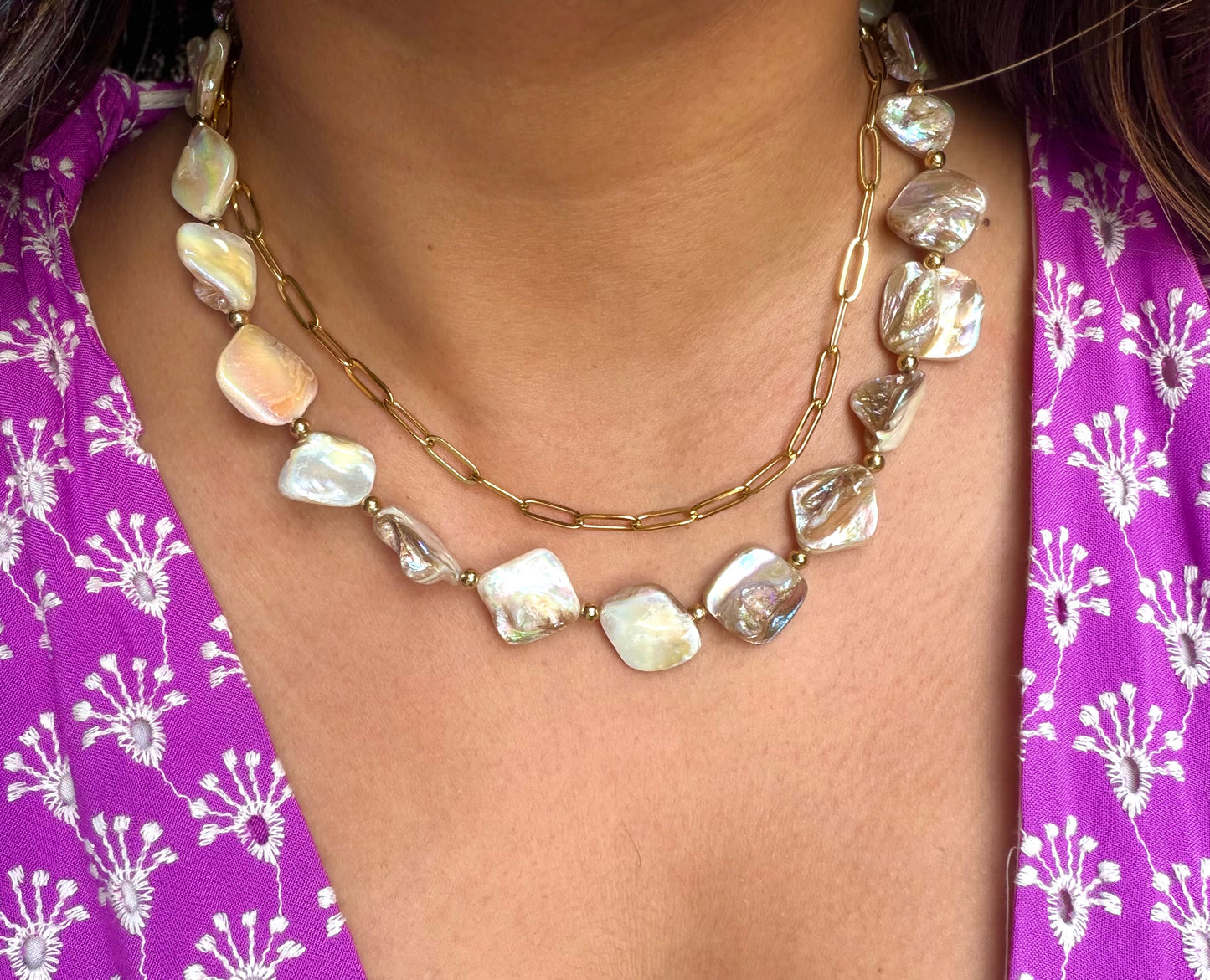 Iris Layered Necklace