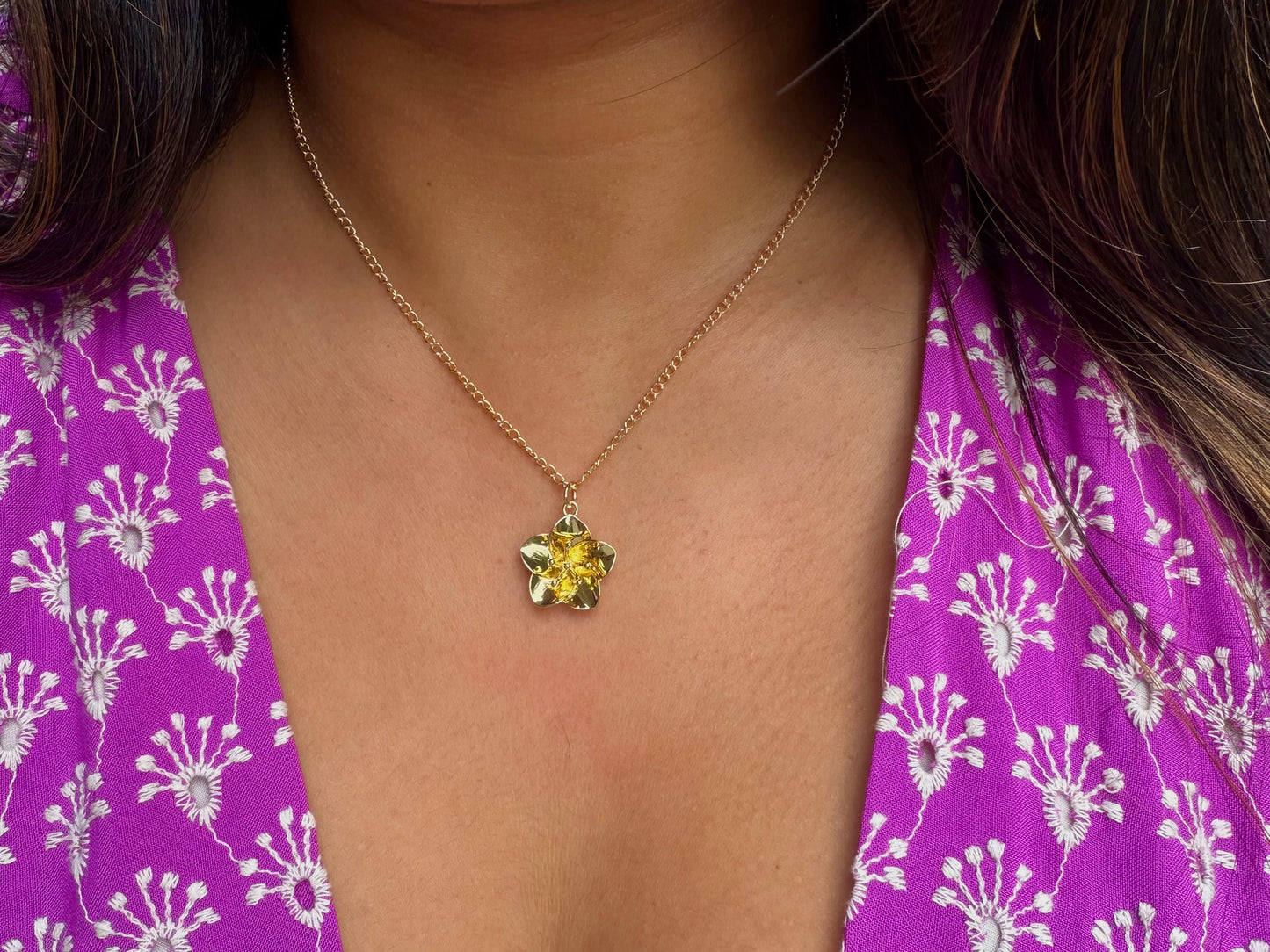 Hibiscus Necklace