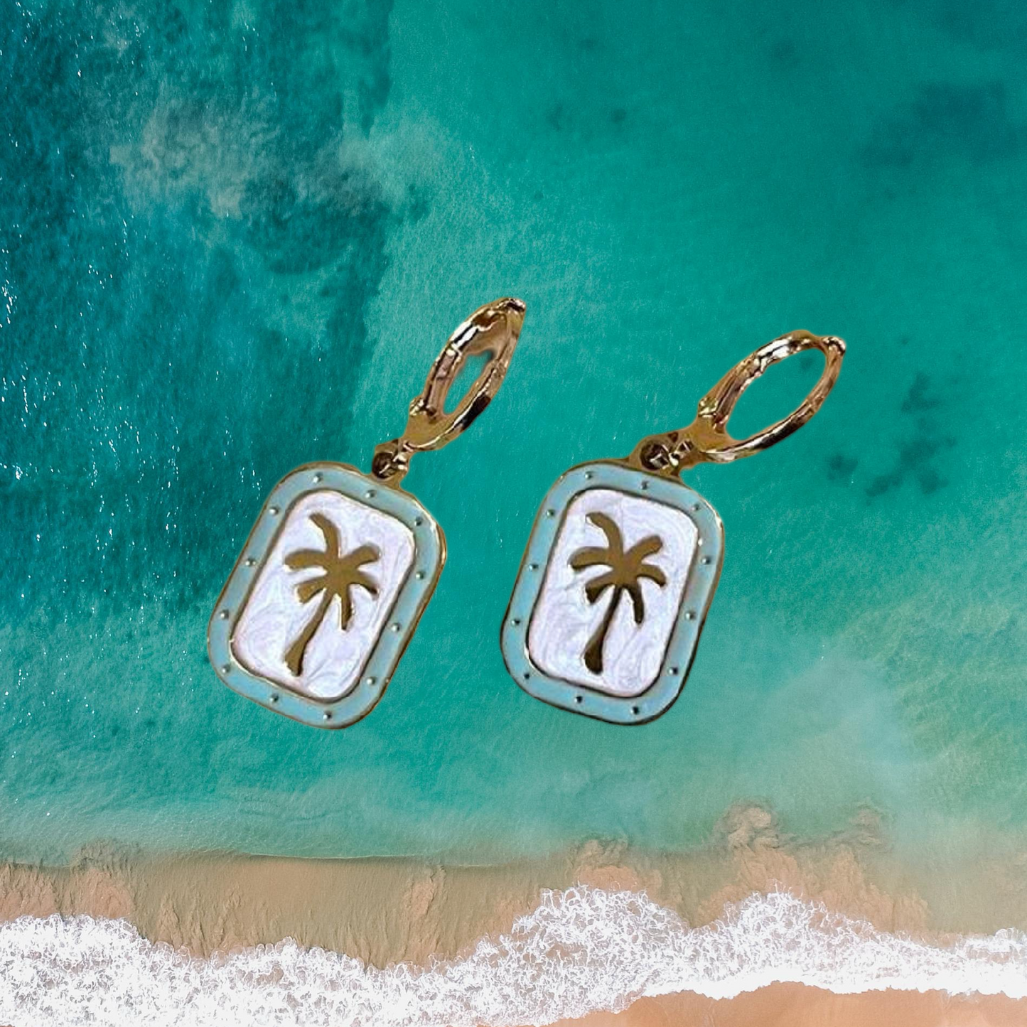 Palm Earrings