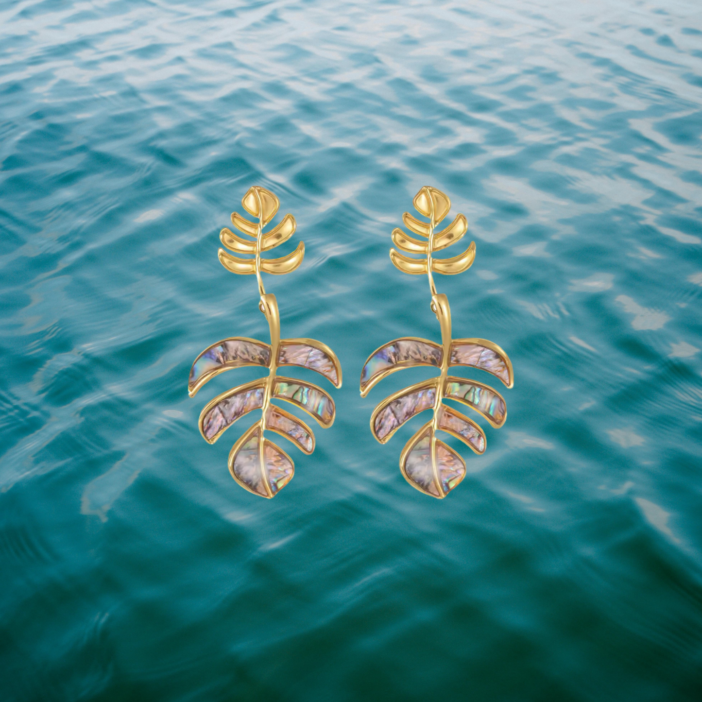 Monstera Earrings