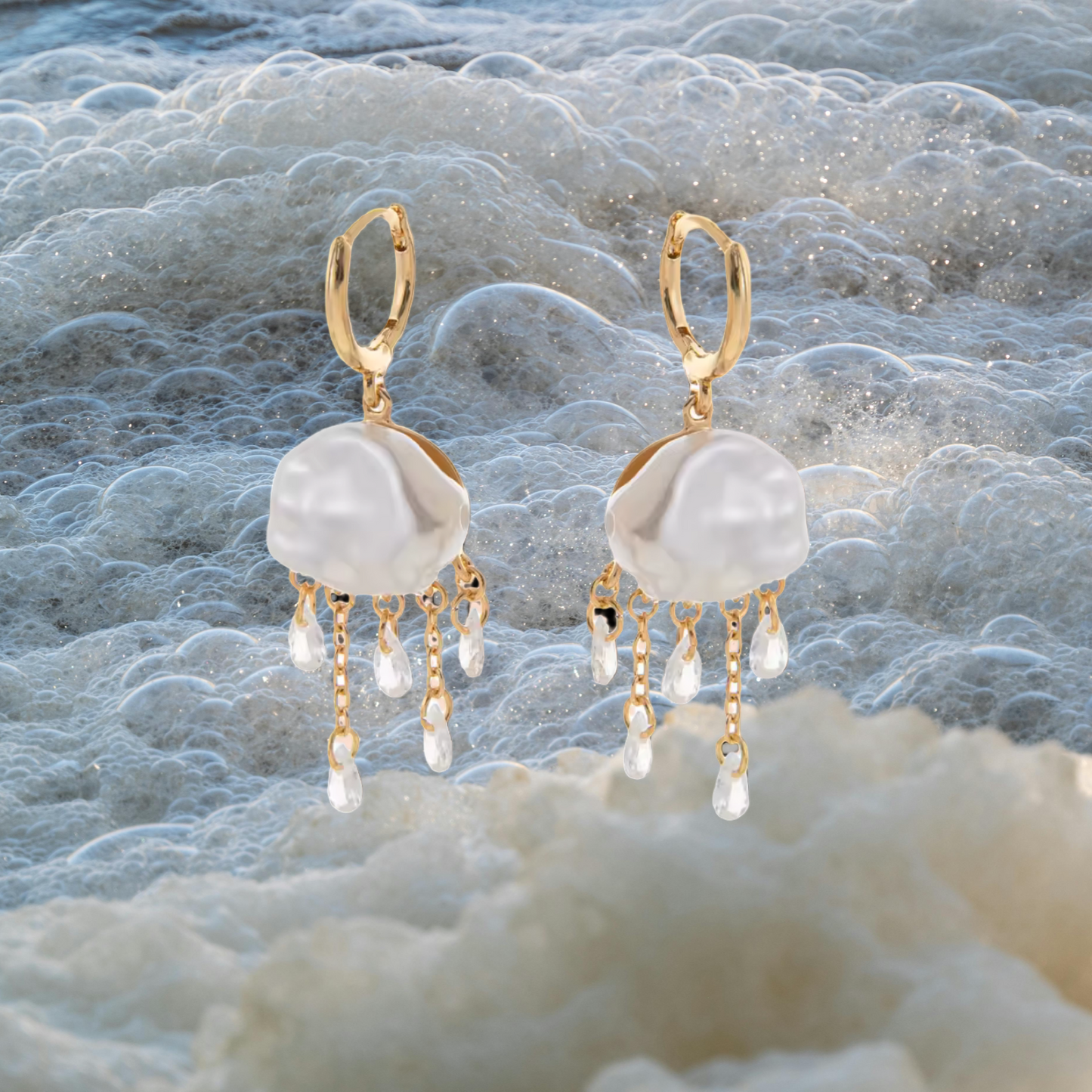 Cloud Dangle Earrings